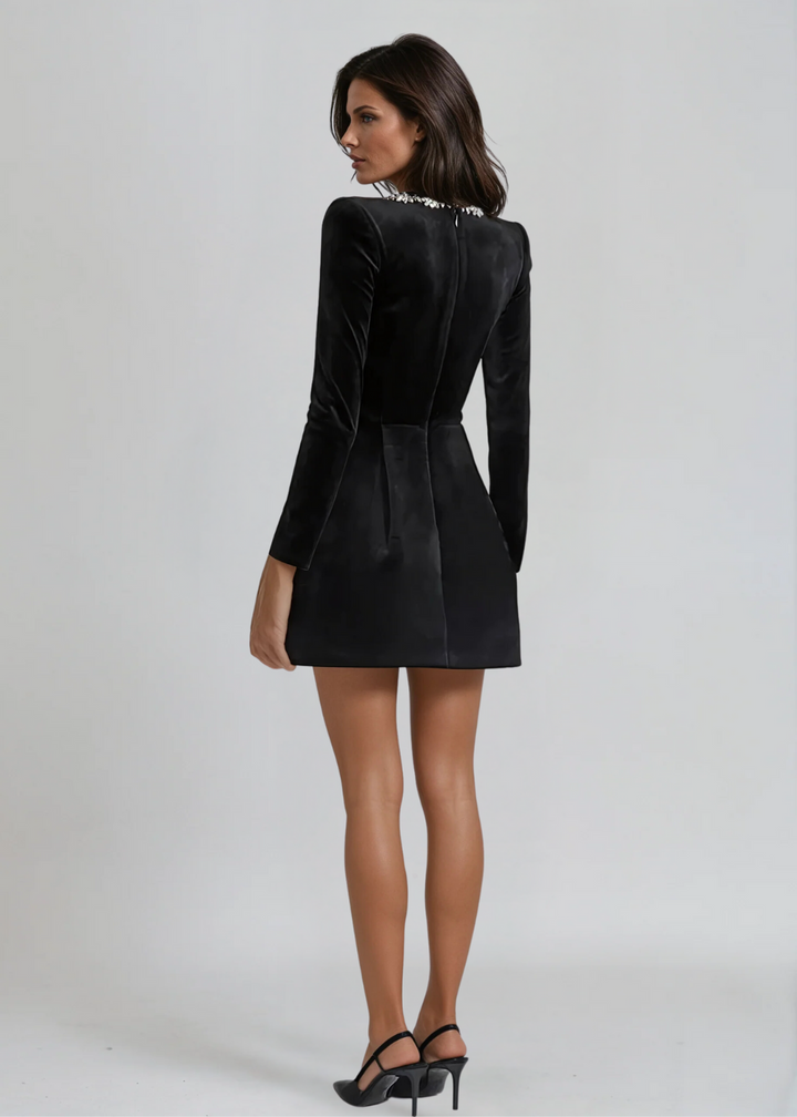 DELACROIX | ROBE MINI EN VELOURS