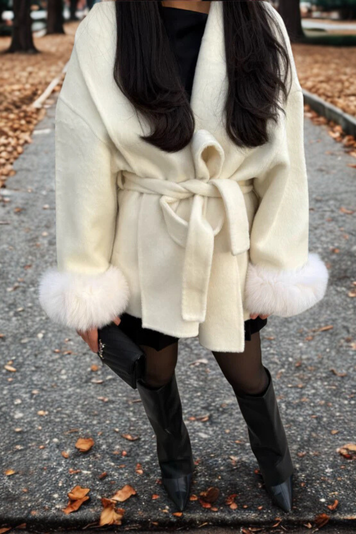 DELACROIX | MANTEAU FOURRURE MANCHE