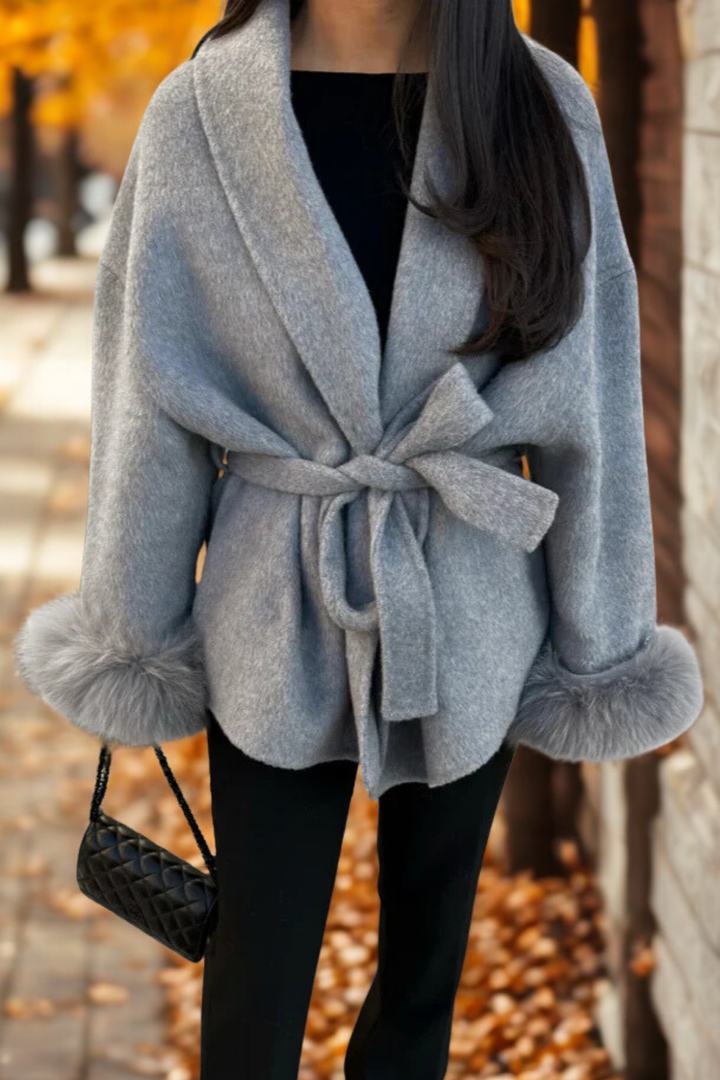 DELACROIX | MANTEAU FOURRURE MANCHE