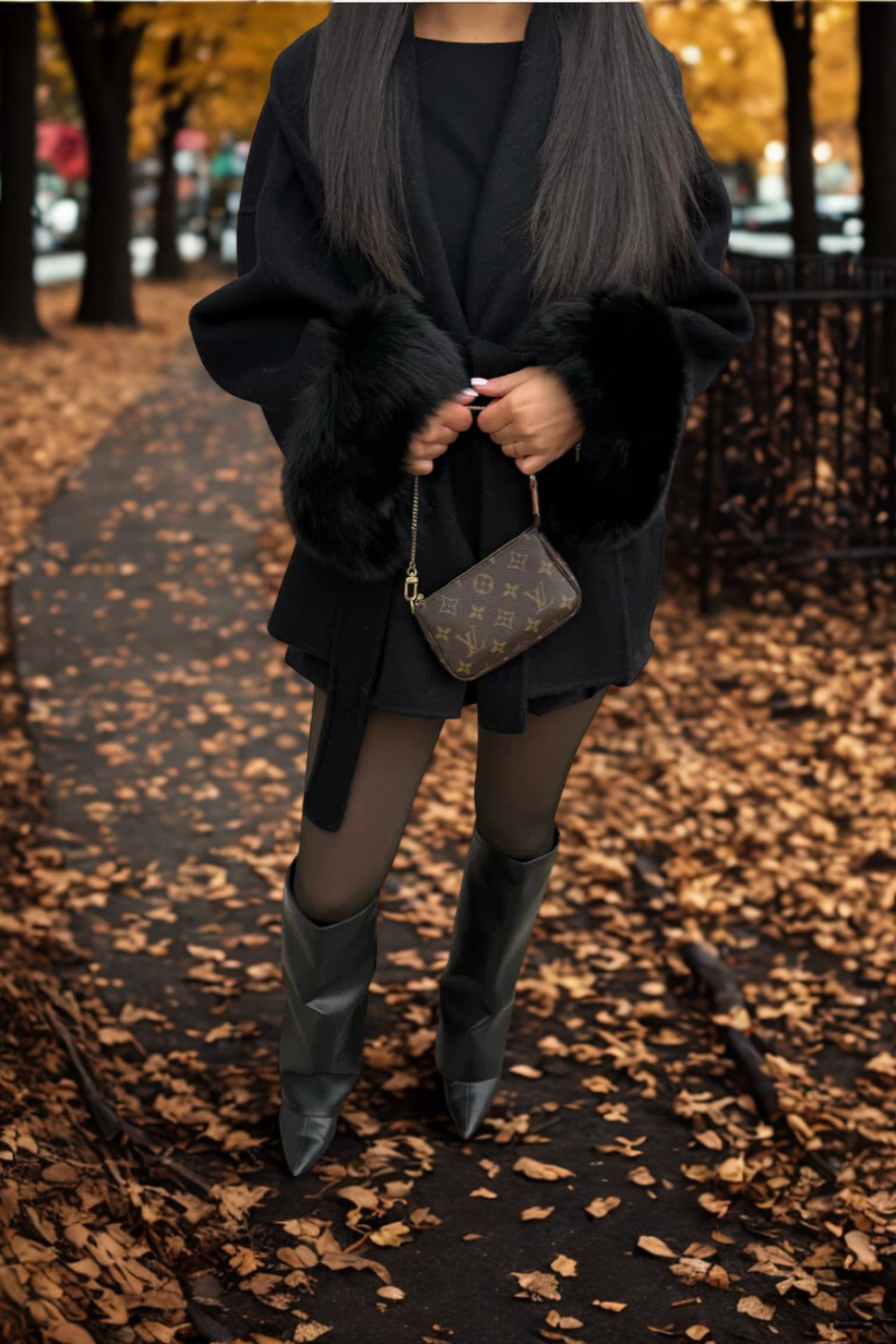 DELACROIX | MANTEAU FOURRURE MANCHE