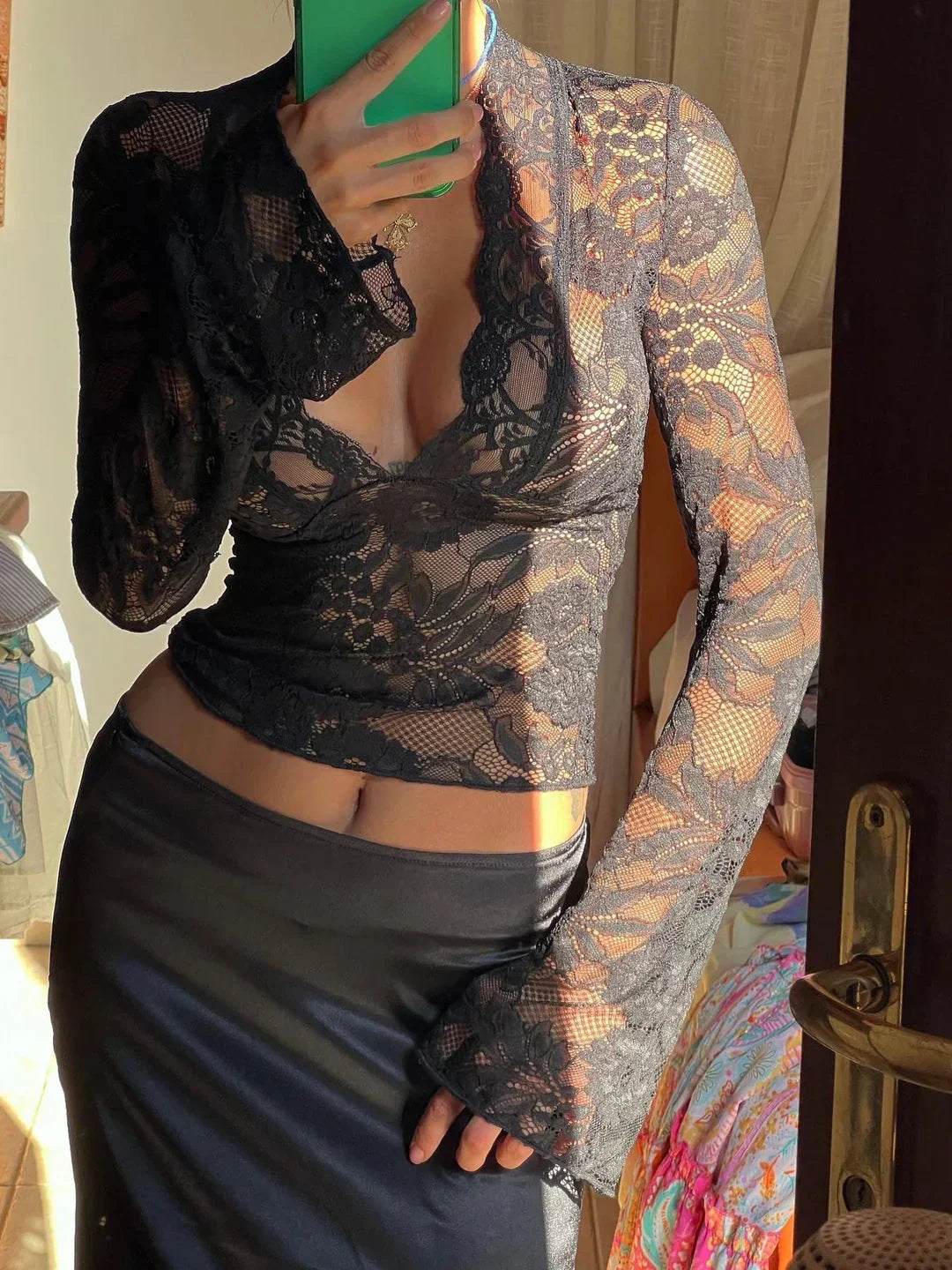 DELACROIX | ADÈLE TOP EN DENTELLE